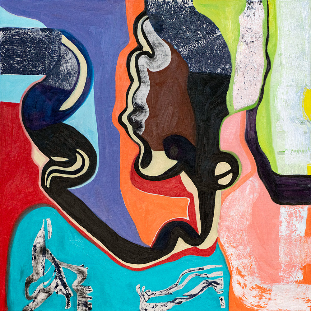 You Can't Step in the Same River Twice no. 3 (40”x40”)
