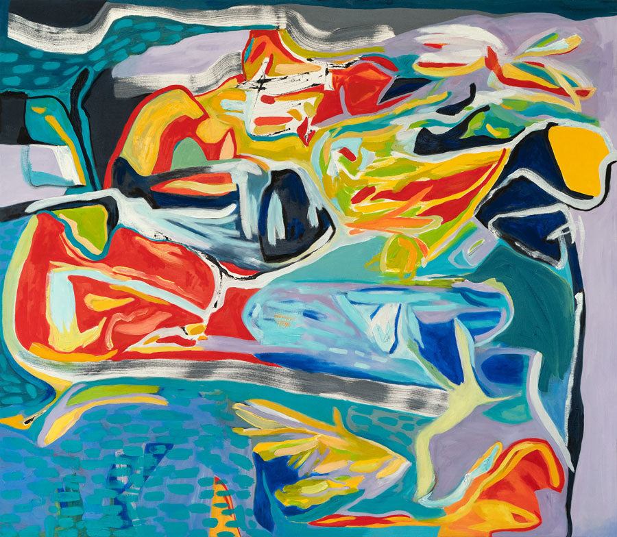 Zebrasoma (55”x48”)