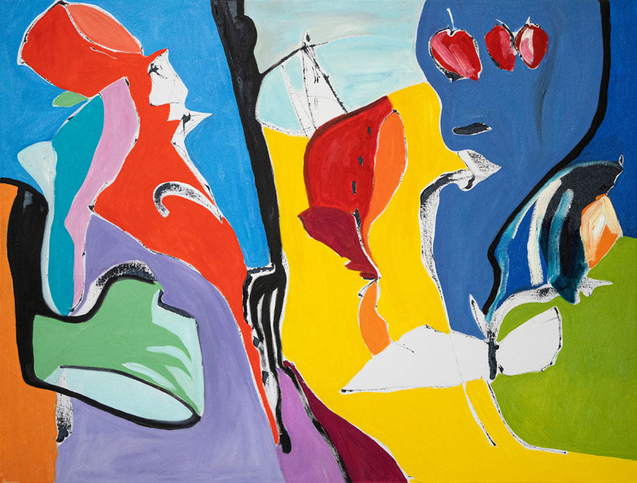 The Birds and the Bees no. 1 (40”x30”)