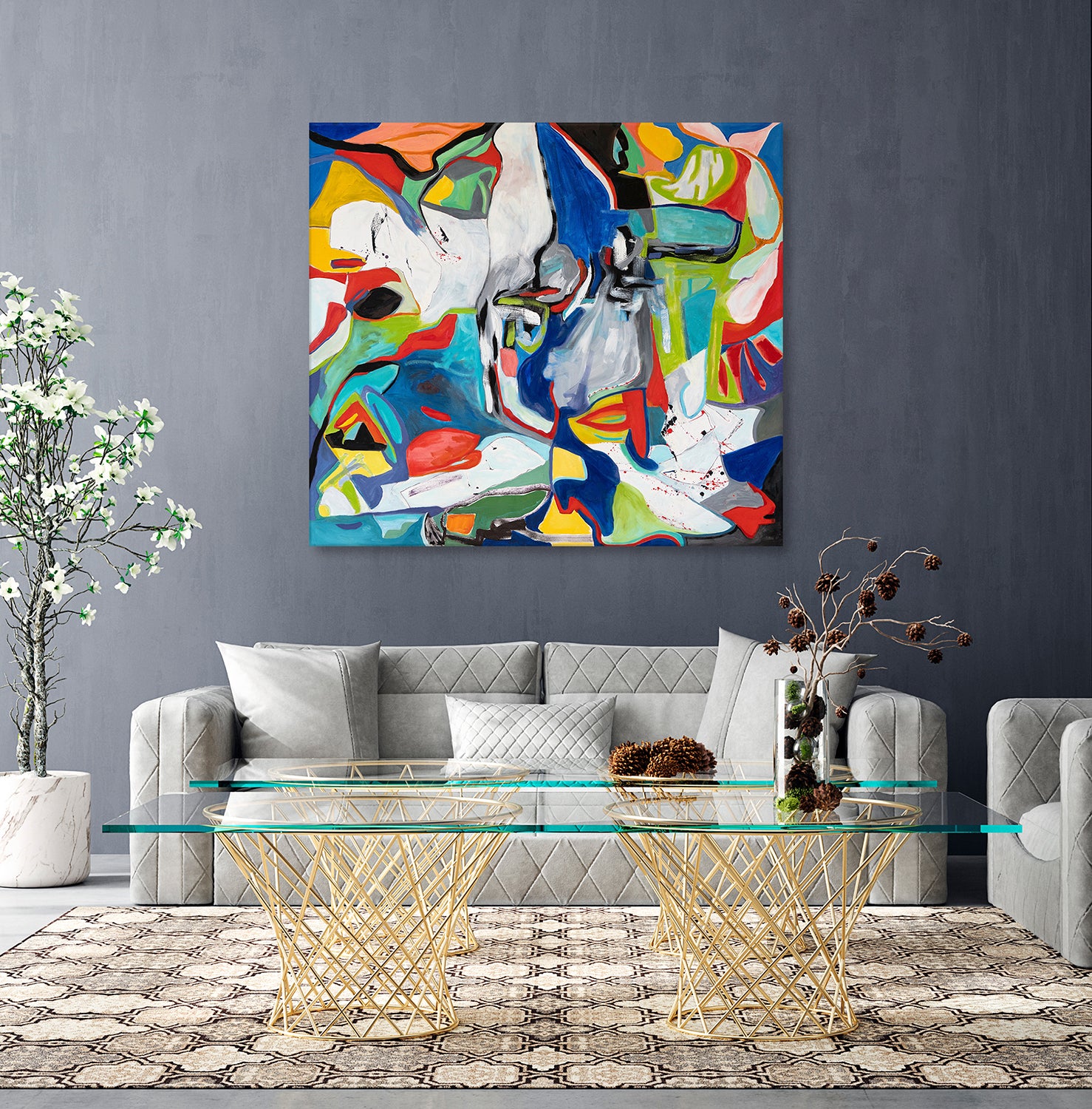 Black Ribbon (65”x58”)