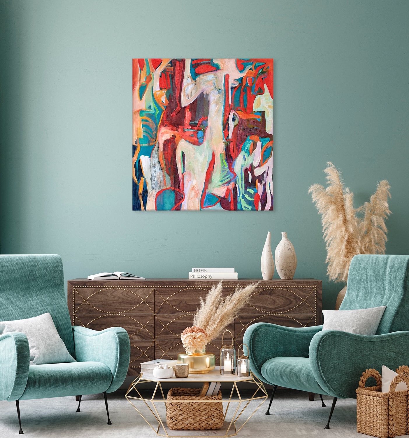 Nude (Framed, 30”x32”)