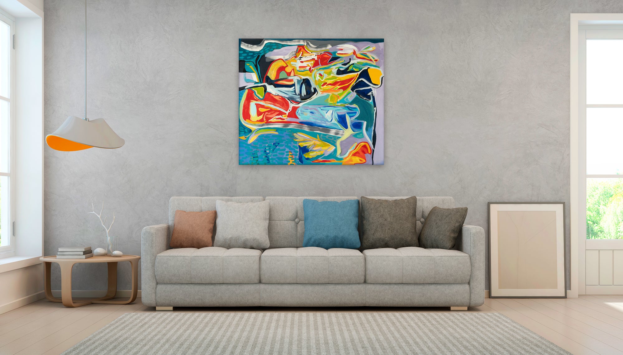 Zebrasoma (55”x48”)