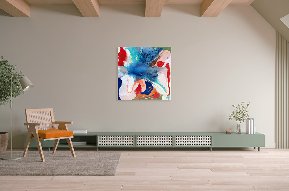To Be Is To Be Perceived no. 1 (40”x40”)