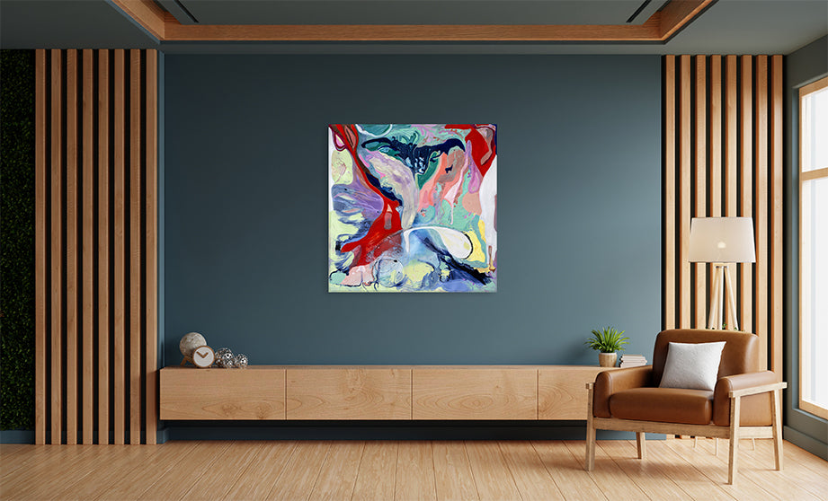 To Be Is To Be Perceived no. 2 (40”x40”)