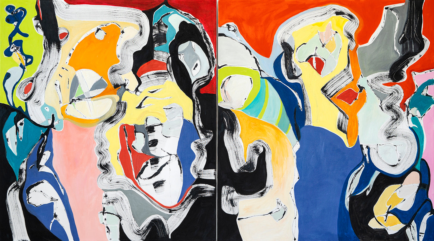 Notrite (Diptych, 72”x40")