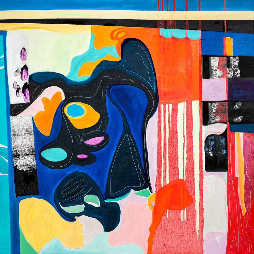 Alexa Play the Blues (40”x40”)