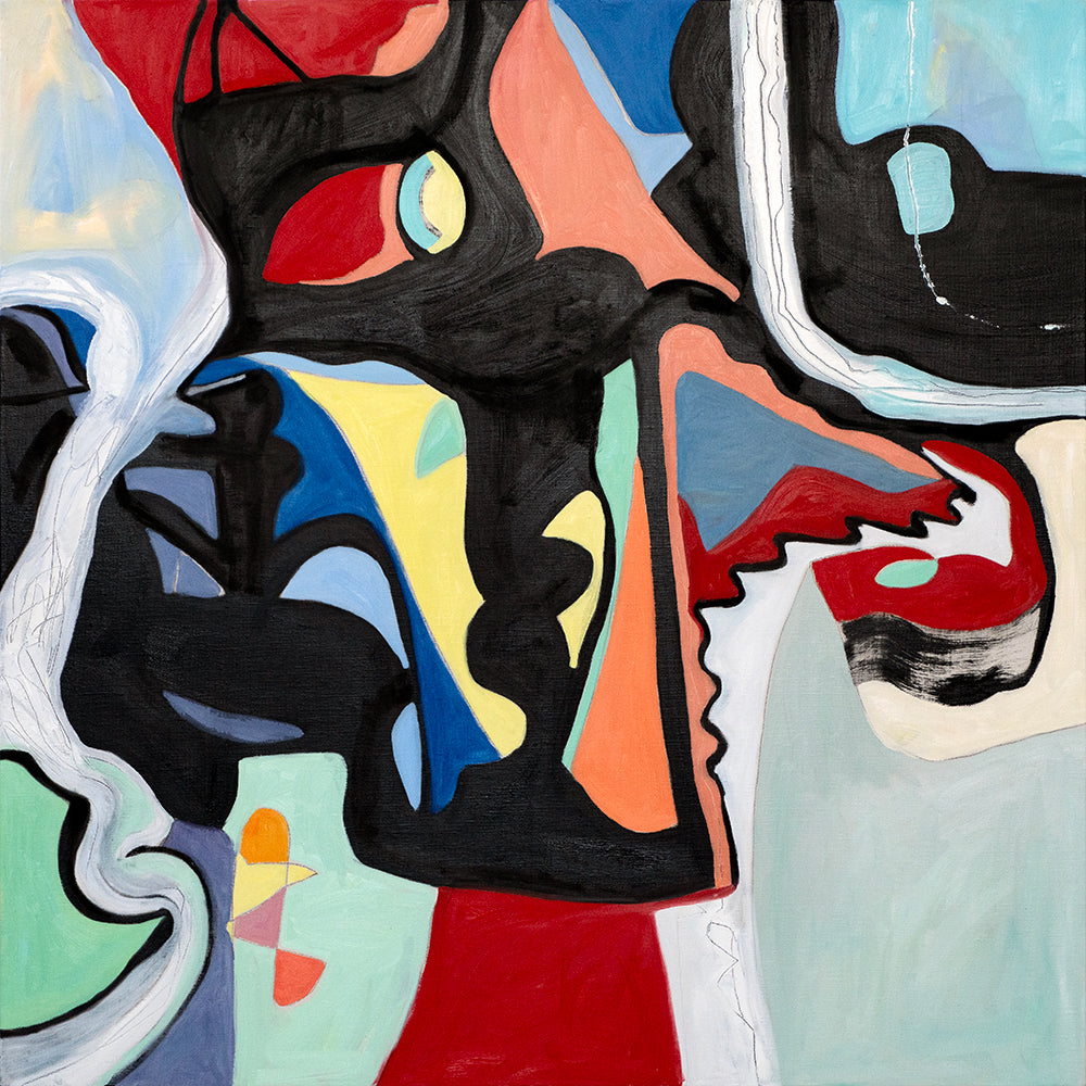You Can't Step in the Same River Twice no. 2 (40”x40”)
