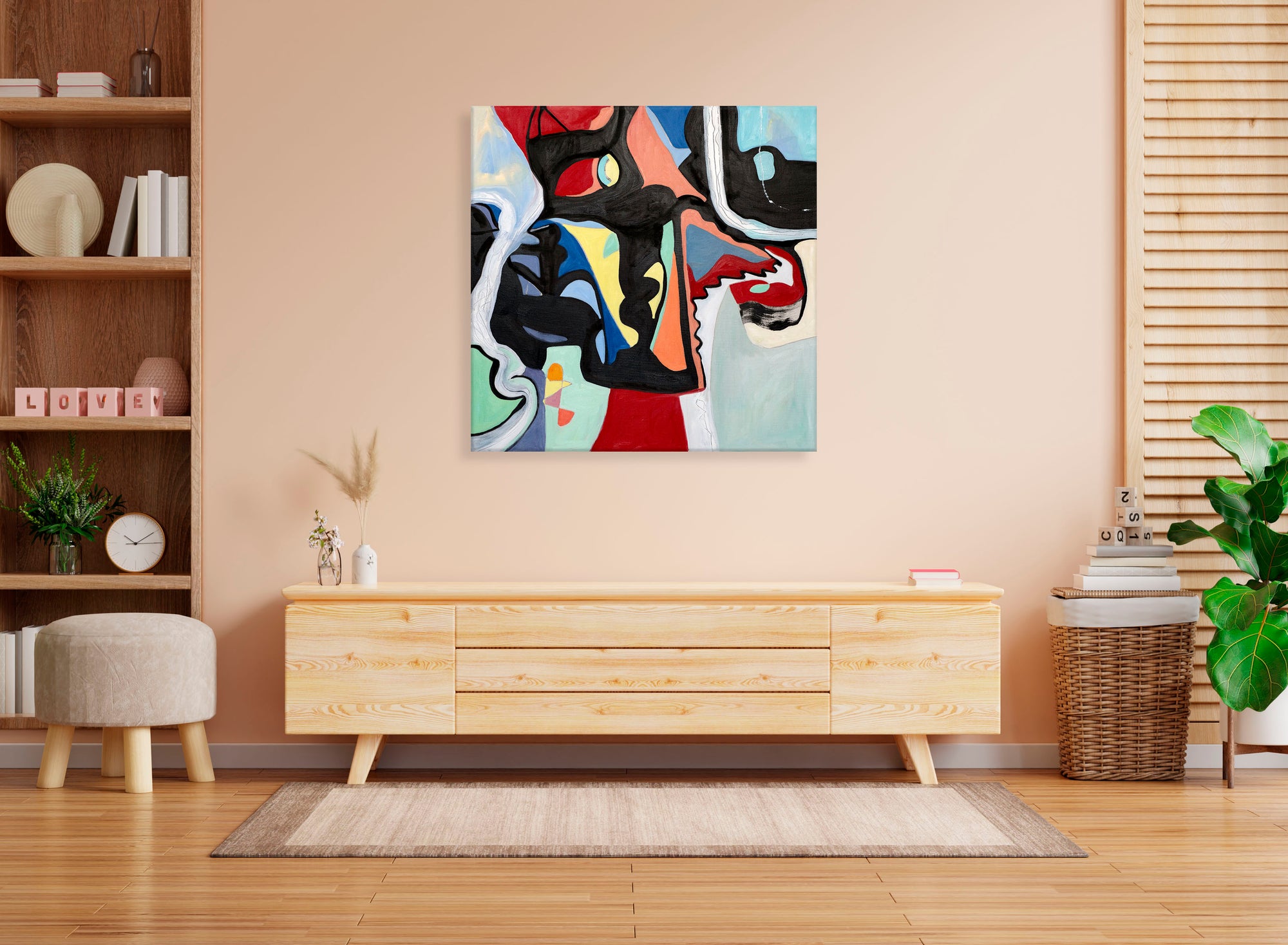 You Can't Step in the Same River Twice no. 2 (40”x40”)