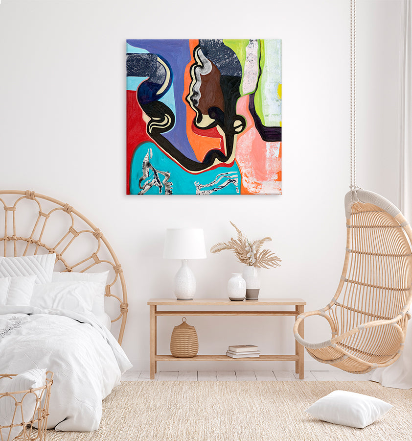 You Can't Step in the Same River Twice no. 3 (40”x40”)