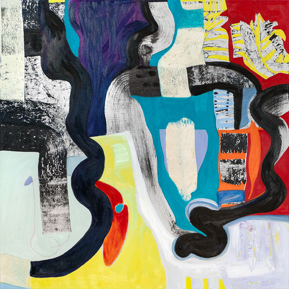 You Can't Step in the Same River Twice no. 4 (40”x40”)