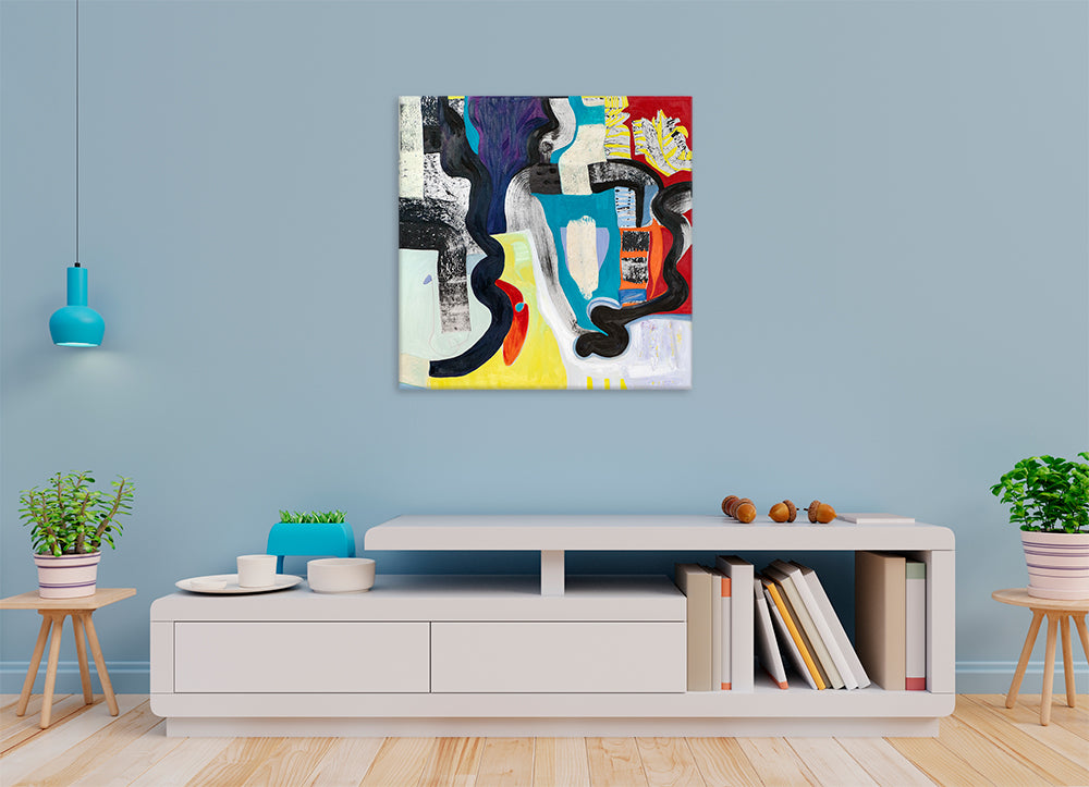 You Can't Step in the Same River Twice no. 4 (40”x40”)