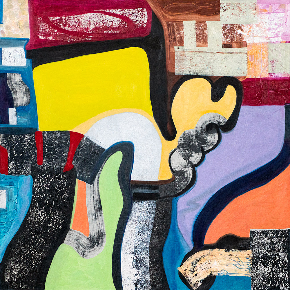You Can't Step in the Same River Twice no. 5 (40”x40”)